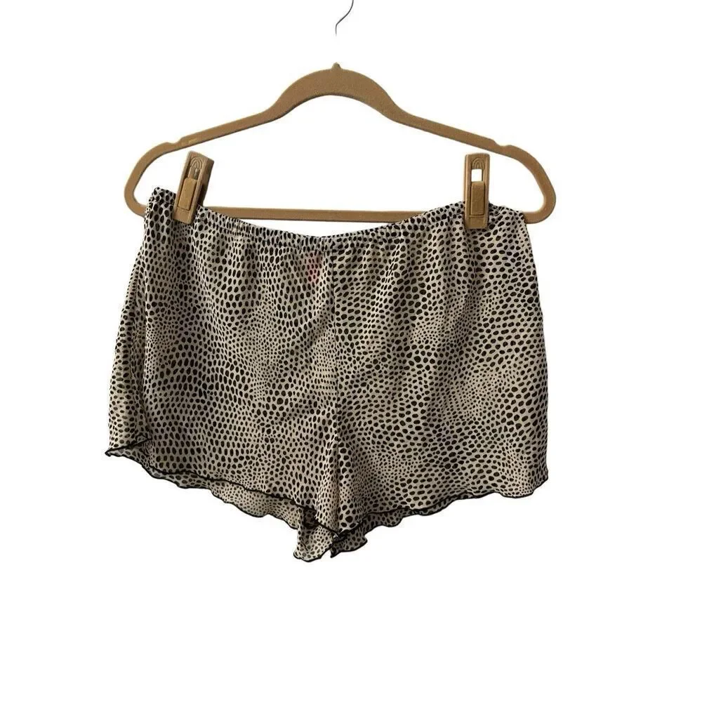 Josie Natori Animal Print Short Pajamas
